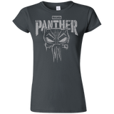 T-Shirts Charcoal / S Punish Enemies Of Wakanda Junior Slimmer-Fit T-Shirt