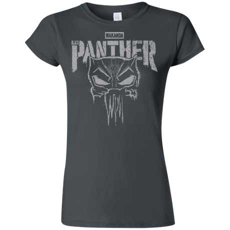 T-Shirts Charcoal / S Punish Enemies Of Wakanda Junior Slimmer-Fit T-Shirt