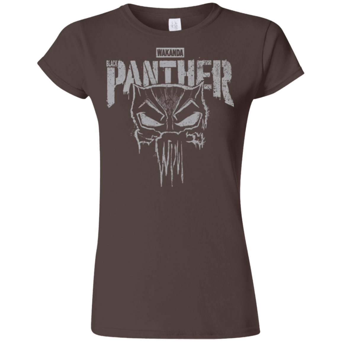 T-Shirts Dark Chocolate / S Punish Enemies Of Wakanda Junior Slimmer-Fit T-Shirt