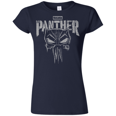 T-Shirts Navy / S Punish Enemies Of Wakanda Junior Slimmer-Fit T-Shirt