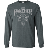 T-Shirts Dark Heather / S Punish Enemies Of Wakanda Men's Long Sleeve T-Shirt