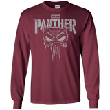 T-Shirts Maroon / S Punish Enemies Of Wakanda Men's Long Sleeve T-Shirt