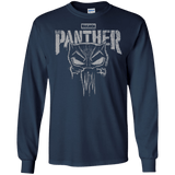 T-Shirts Navy / S Punish Enemies Of Wakanda Men's Long Sleeve T-Shirt