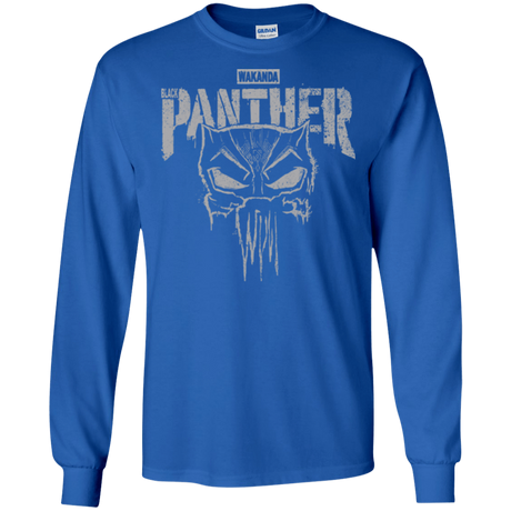 T-Shirts Royal / S Punish Enemies Of Wakanda Men's Long Sleeve T-Shirt