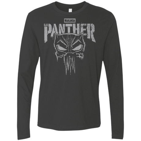 T-Shirts Heavy Metal / S Punish Enemies Of Wakanda Men's Premium Long Sleeve