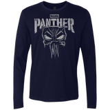 T-Shirts Midnight Navy / S Punish Enemies Of Wakanda Men's Premium Long Sleeve