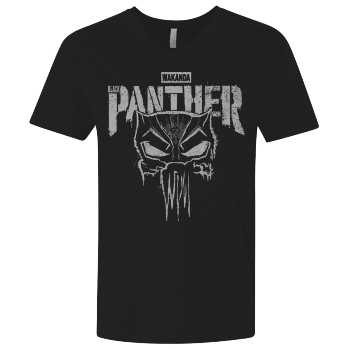 T-Shirts Black / X-Small Punish Enemies Of Wakanda Men's Premium V-Neck