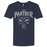 T-Shirts Midnight Navy / X-Small Punish Enemies Of Wakanda Men's Premium V-Neck
