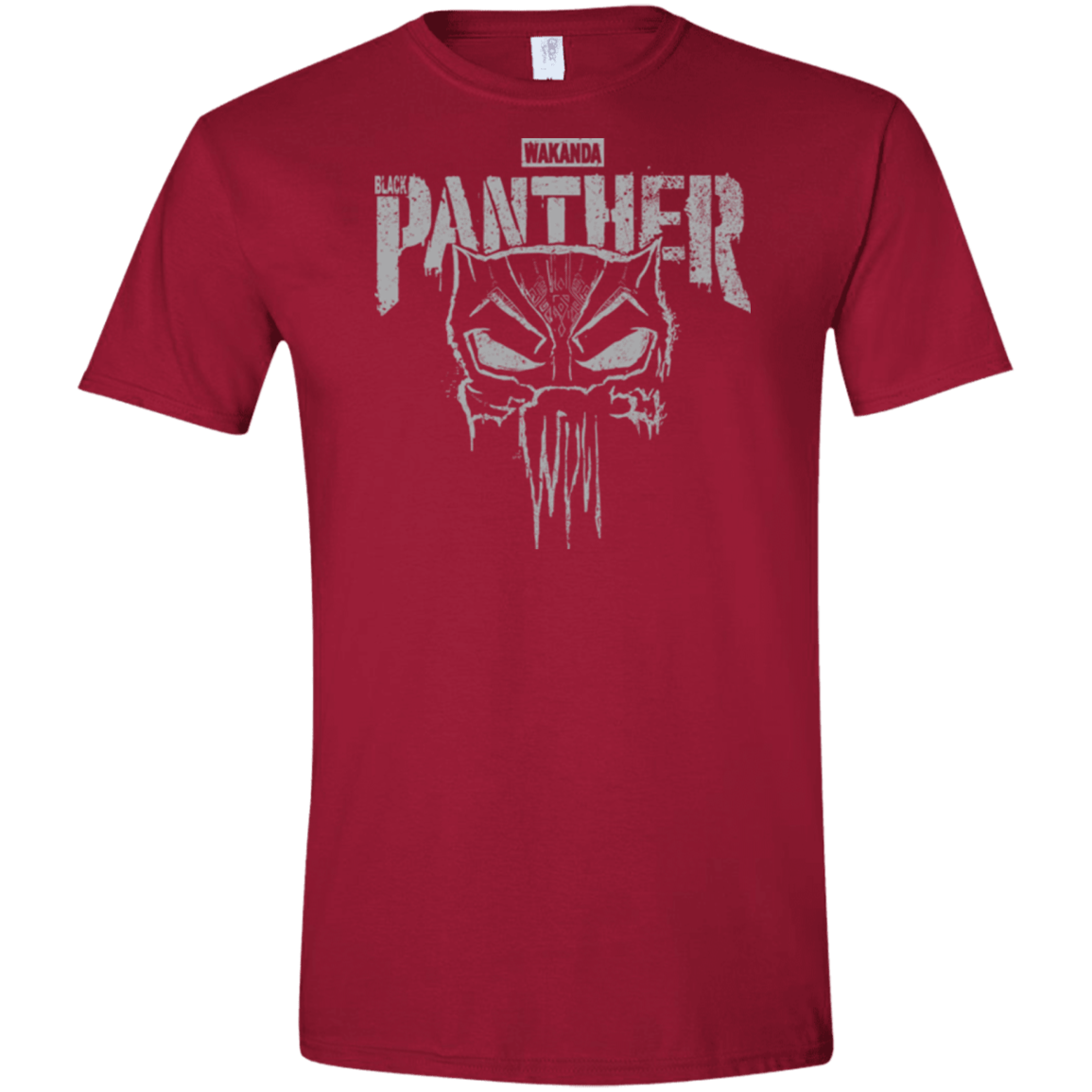 T-Shirts Cardinal Red / S Punish Enemies Of Wakanda Men's Semi-Fitted Softstyle