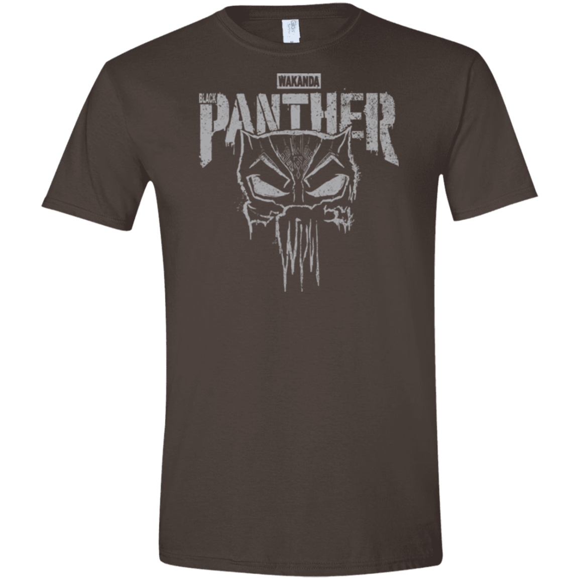 T-Shirts Dark Chocolate / S Punish Enemies Of Wakanda Men's Semi-Fitted Softstyle