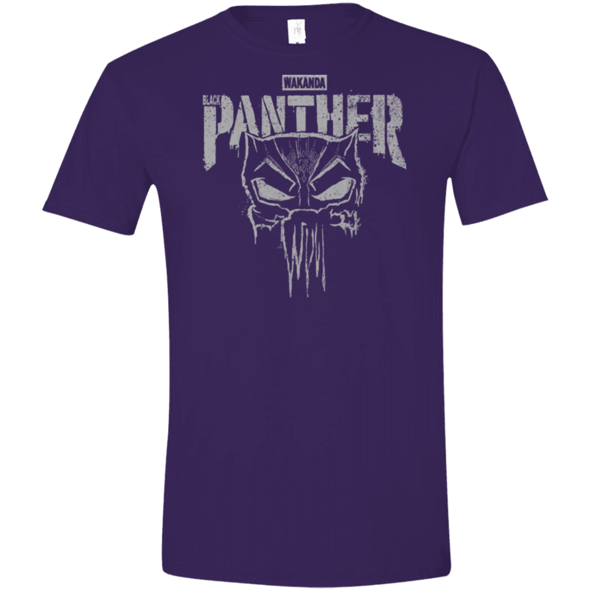 T-Shirts Purple / S Punish Enemies Of Wakanda Men's Semi-Fitted Softstyle