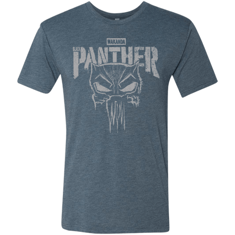T-Shirts Indigo / S Punish Enemies Of Wakanda Men's Triblend T-Shirt