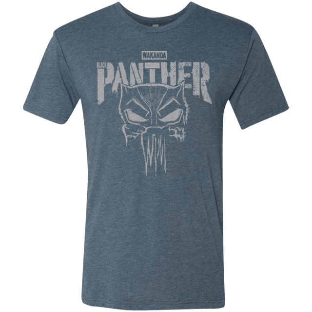 T-Shirts Indigo / S Punish Enemies Of Wakanda Men's Triblend T-Shirt