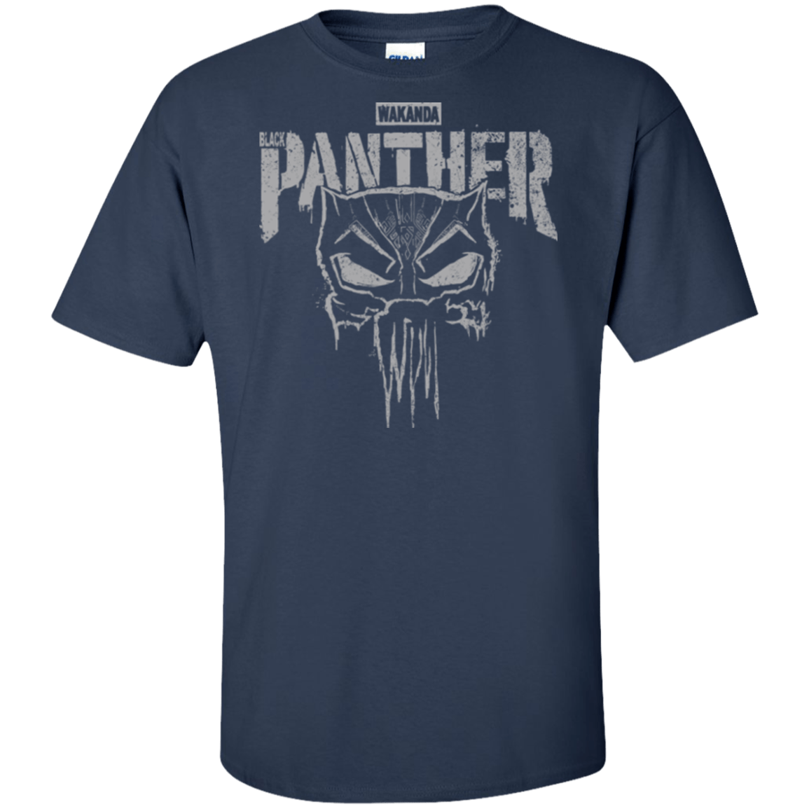 T-Shirts Navy / XLT Punish Enemies Of Wakanda Tall T-Shirt