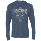 T-Shirts Indigo / X-Small Punish Enemies Of Wakanda Triblend Long Sleeve Hoodie Tee