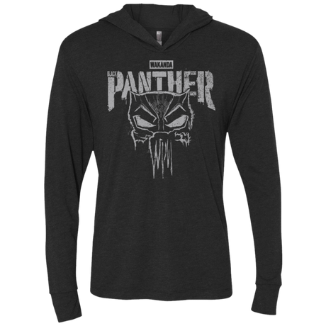 T-Shirts Vintage Black / X-Small Punish Enemies Of Wakanda Triblend Long Sleeve Hoodie Tee