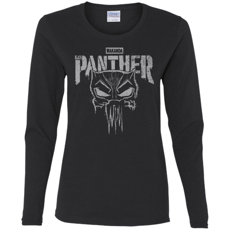 T-Shirts Black / S Punish Enemies Of Wakanda Women's Long Sleeve T-Shirt