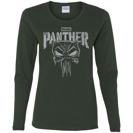 T-Shirts Forest / S Punish Enemies Of Wakanda Women's Long Sleeve T-Shirt