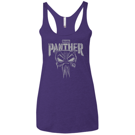 T-Shirts Purple Rush / X-Small Punish Enemies Of Wakanda Women's Triblend Racerback Tank