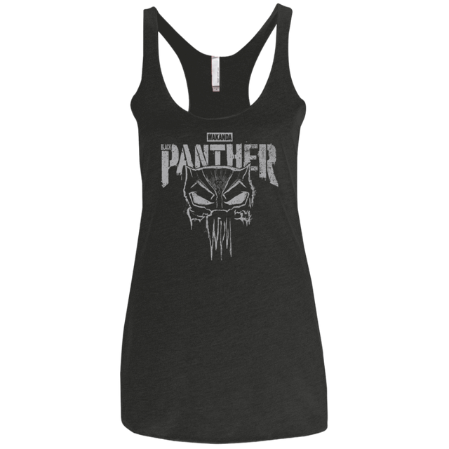 T-Shirts Vintage Black / X-Small Punish Enemies Of Wakanda Women's Triblend Racerback Tank