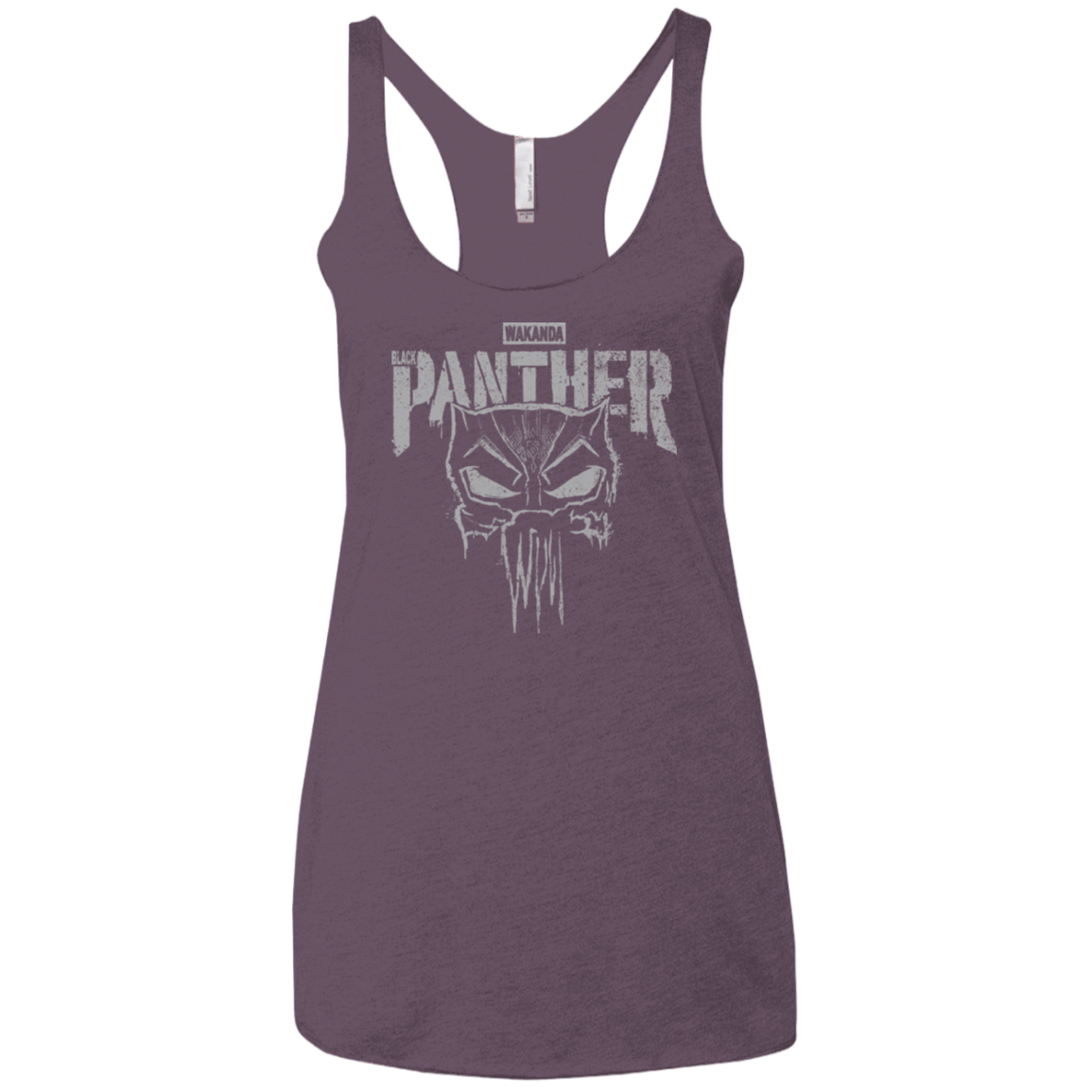 T-Shirts Vintage Purple / X-Small Punish Enemies Of Wakanda Women's Triblend Racerback Tank