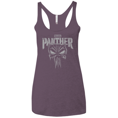 T-Shirts Vintage Purple / X-Small Punish Enemies Of Wakanda Women's Triblend Racerback Tank