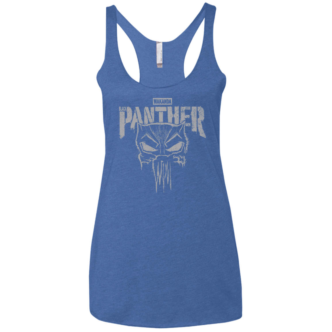 T-Shirts Vintage Royal / X-Small Punish Enemies Of Wakanda Women's Triblend Racerback Tank