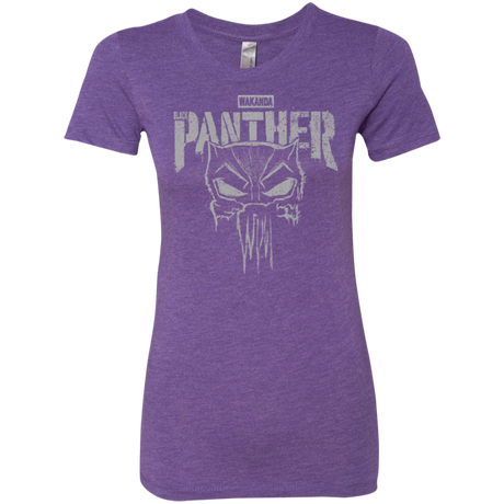 T-Shirts Purple Rush / S Punish Enemies Of Wakanda Women's Triblend T-Shirt