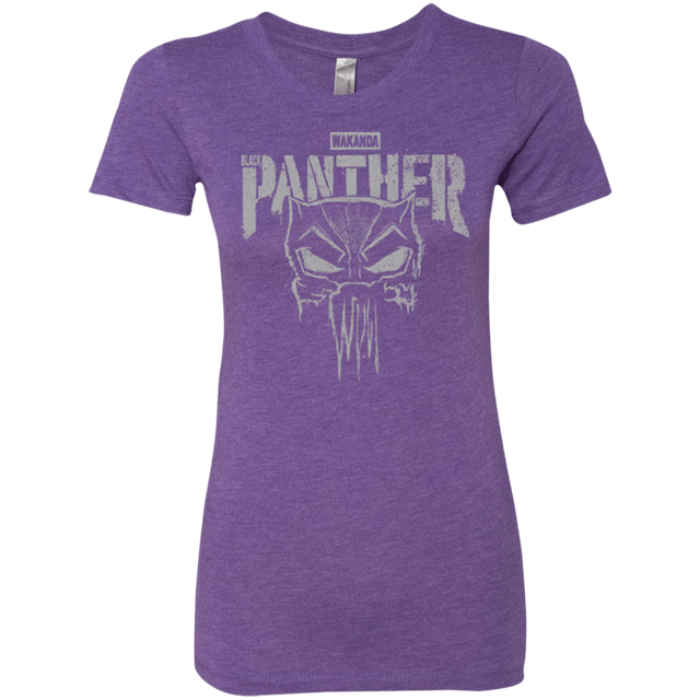 T-Shirts Purple Rush / S Punish Enemies Of Wakanda Women's Triblend T-Shirt