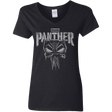 T-Shirts Black / S Punish Enemies Of Wakanda Women's V-Neck T-Shirt