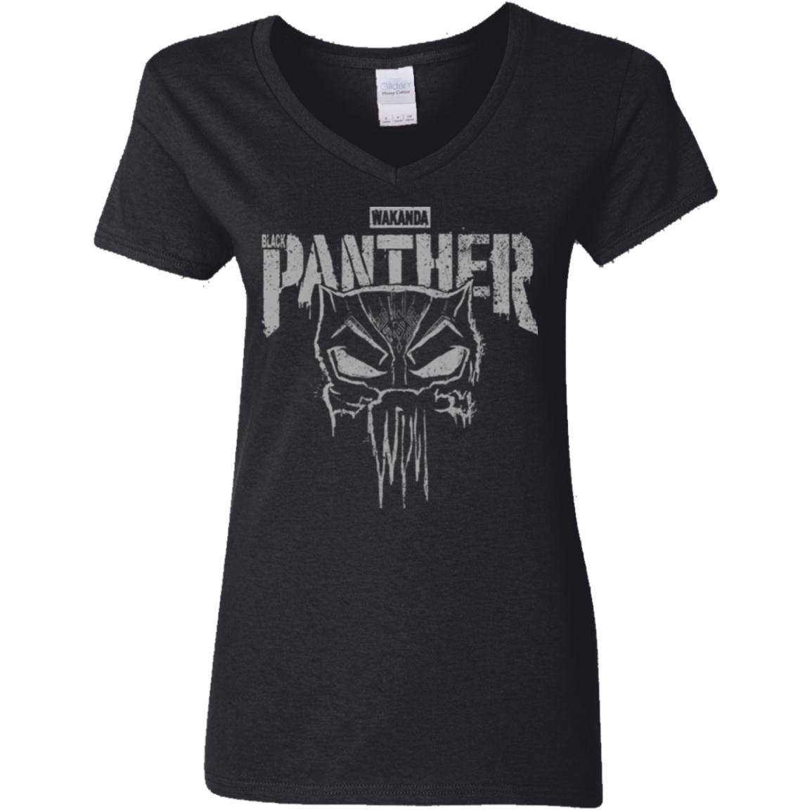 T-Shirts Black / S Punish Enemies Of Wakanda Women's V-Neck T-Shirt