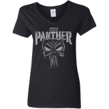 T-Shirts Black / S Punish Enemies Of Wakanda Women's V-Neck T-Shirt