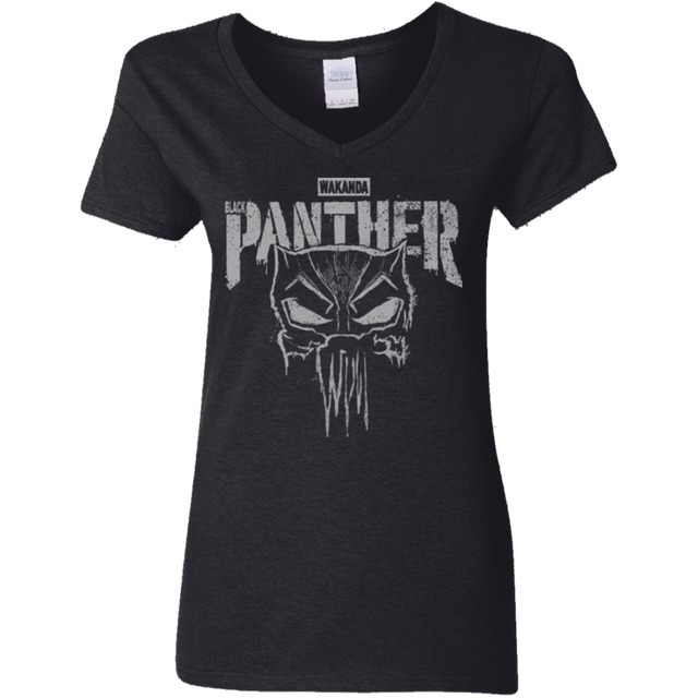 T-Shirts Black / S Punish Enemies Of Wakanda Women's V-Neck T-Shirt