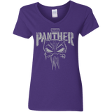 T-Shirts Purple / S Punish Enemies Of Wakanda Women's V-Neck T-Shirt