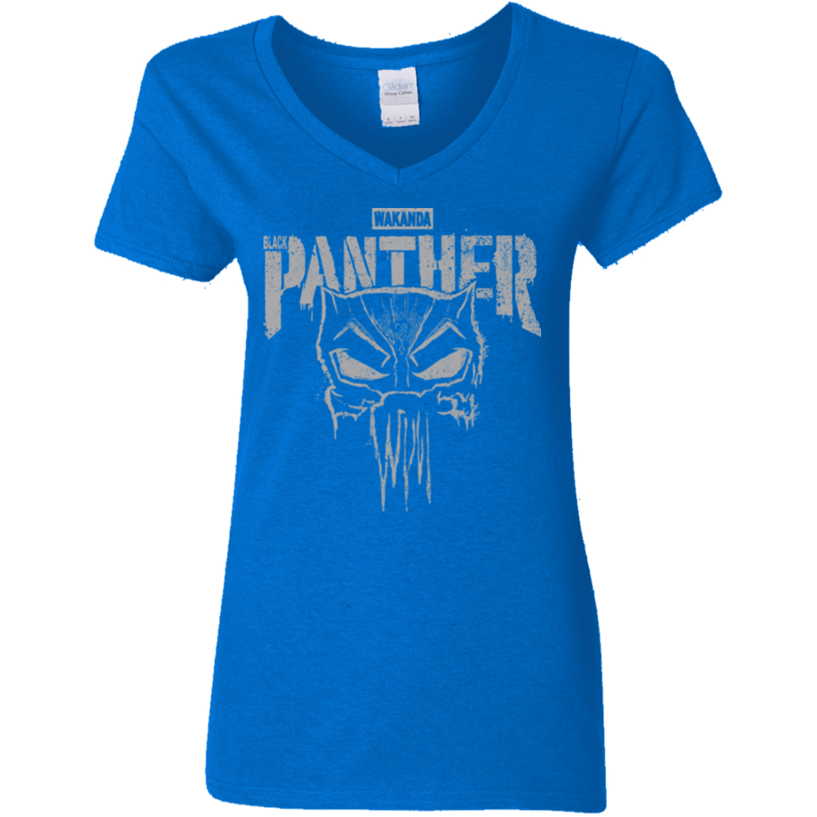 T-Shirts Royal / S Punish Enemies Of Wakanda Women's V-Neck T-Shirt