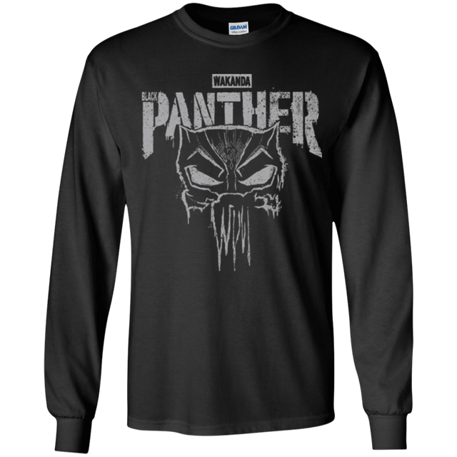 T-Shirts Black / YS Punish Enemies Of Wakanda Youth Long Sleeve T-Shirt