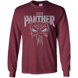 T-Shirts Maroon / YS Punish Enemies Of Wakanda Youth Long Sleeve T-Shirt