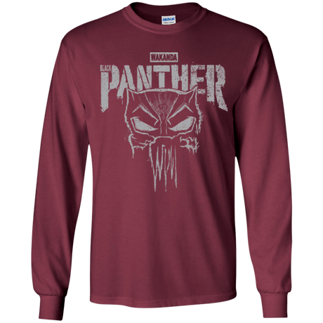 T-Shirts Maroon / YS Punish Enemies Of Wakanda Youth Long Sleeve T-Shirt