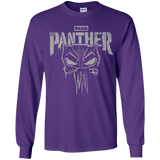 T-Shirts Purple / YS Punish Enemies Of Wakanda Youth Long Sleeve T-Shirt