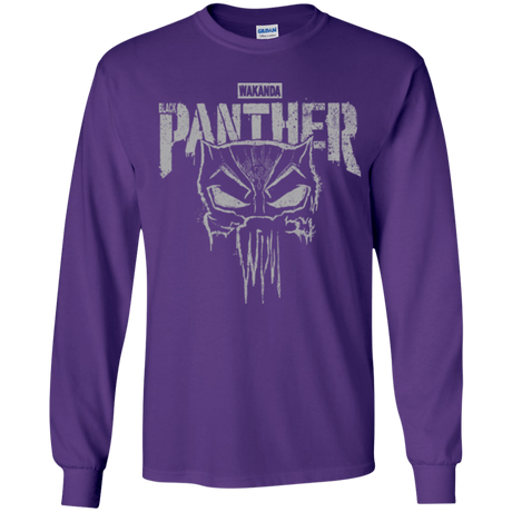 T-Shirts Purple / YS Punish Enemies Of Wakanda Youth Long Sleeve T-Shirt