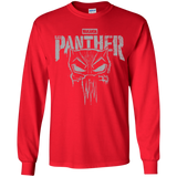 T-Shirts Red / YS Punish Enemies Of Wakanda Youth Long Sleeve T-Shirt