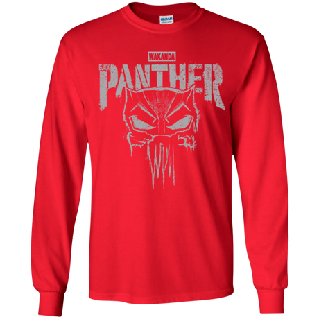 T-Shirts Red / YS Punish Enemies Of Wakanda Youth Long Sleeve T-Shirt