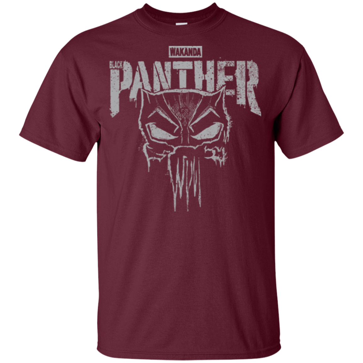 T-Shirts Maroon / YXS Punish Enemies Of Wakanda Youth T-Shirt