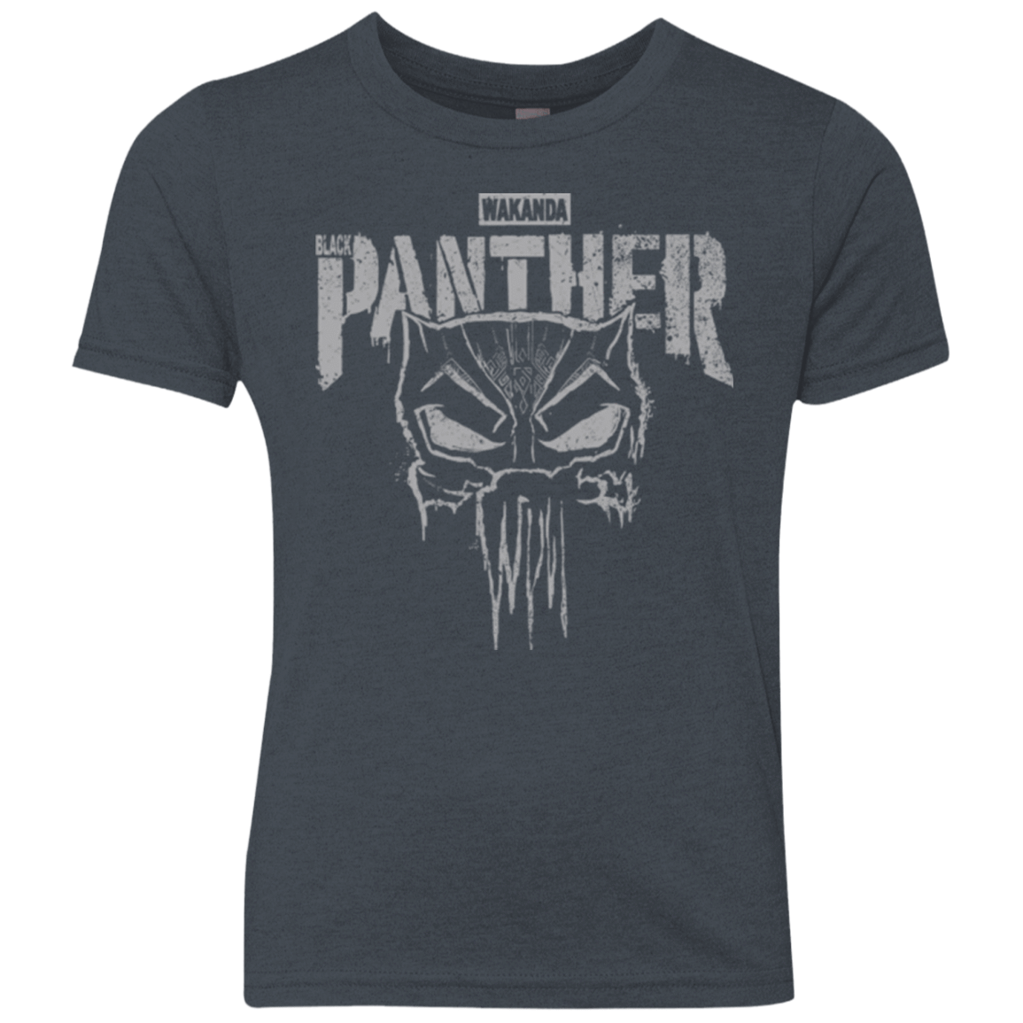 T-Shirts Vintage Navy / YXS Punish Enemies Of Wakanda Youth Triblend T-Shirt