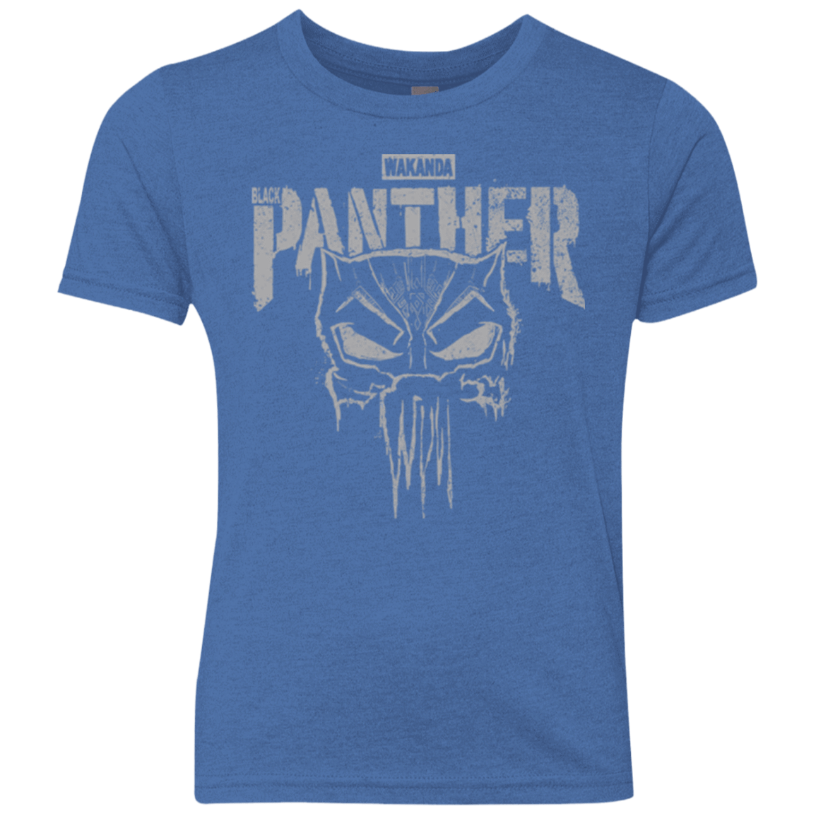 T-Shirts Vintage Royal / YXS Punish Enemies Of Wakanda Youth Triblend T-Shirt