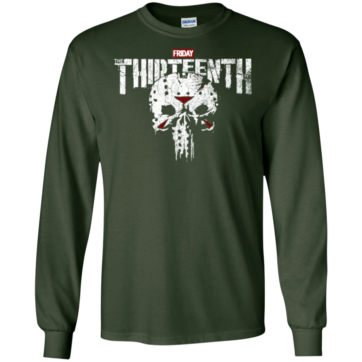 T-Shirts Forest Green / S Punish The Campers Men's Long Sleeve T-Shirt