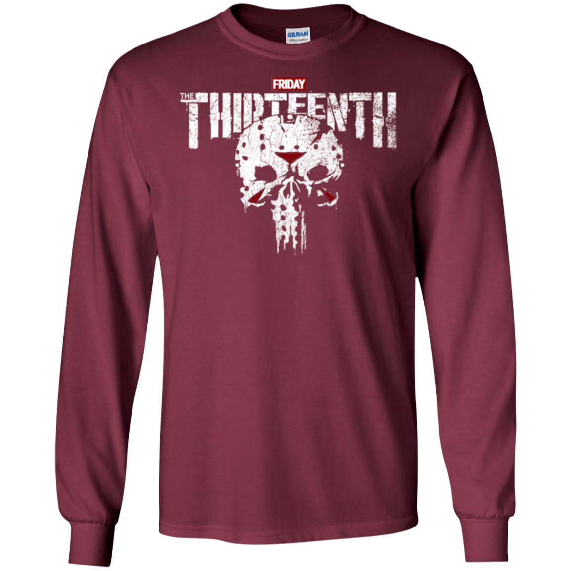 T-Shirts Maroon / S Punish The Campers Men's Long Sleeve T-Shirt