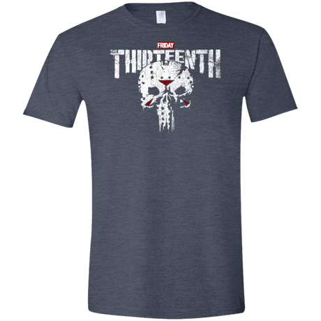 T-Shirts Heather Navy / S Punish The Campers Men's Semi-Fitted Softstyle