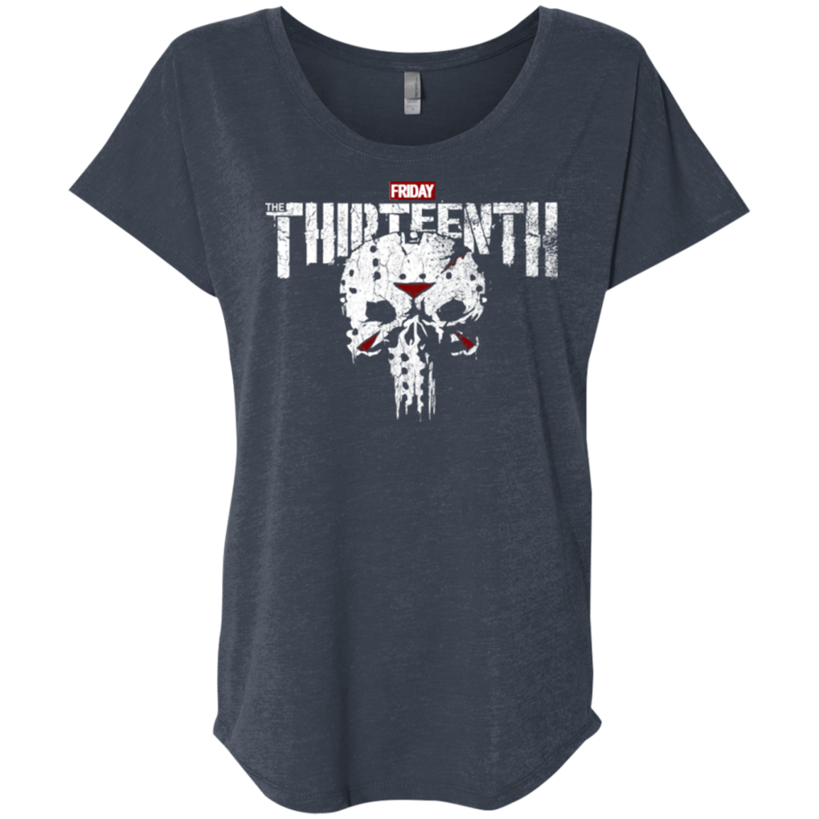 T-Shirts Vintage Navy / X-Small Punish The Campers Triblend Dolman Sleeve