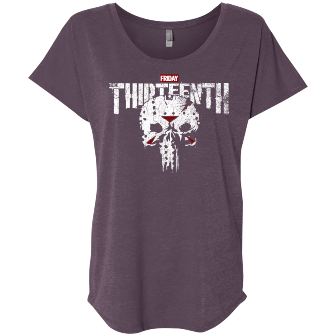 T-Shirts Vintage Purple / X-Small Punish The Campers Triblend Dolman Sleeve